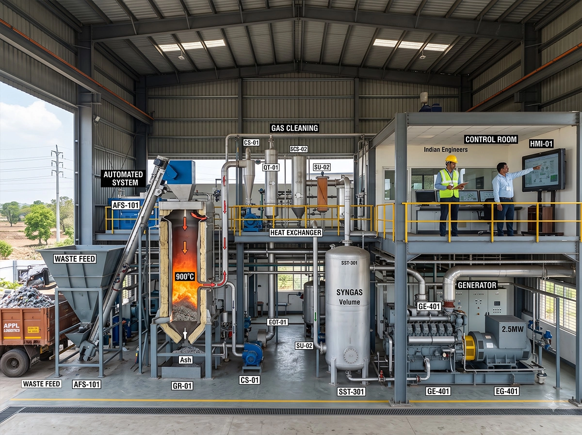 How Plastic Gasification Works Image